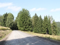 Near Čestice in Czech Republic Somewhere in Czech. Navigator told that this is fast route.