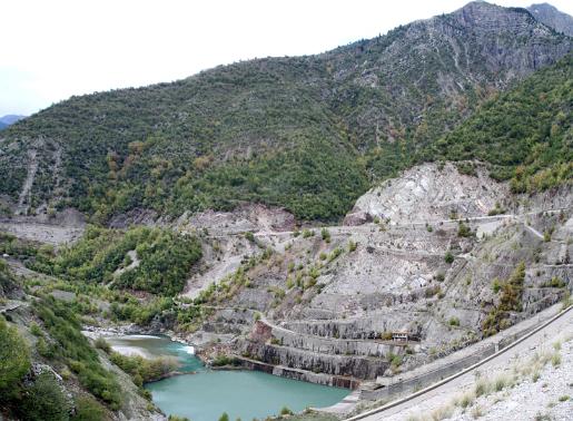 Mesochora dam on river Acheloos Mesochora dam, Trikalon, Greece